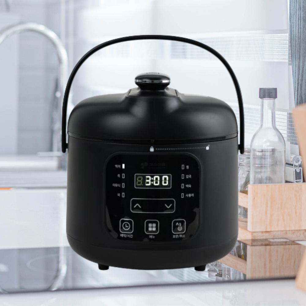 키친아트 3-4인용 스마트 미니 전기압력밥솥 KRC-DB342, 밥솥KRC-DB342(블랙), (KRC-DB342)_블랙 69,900원