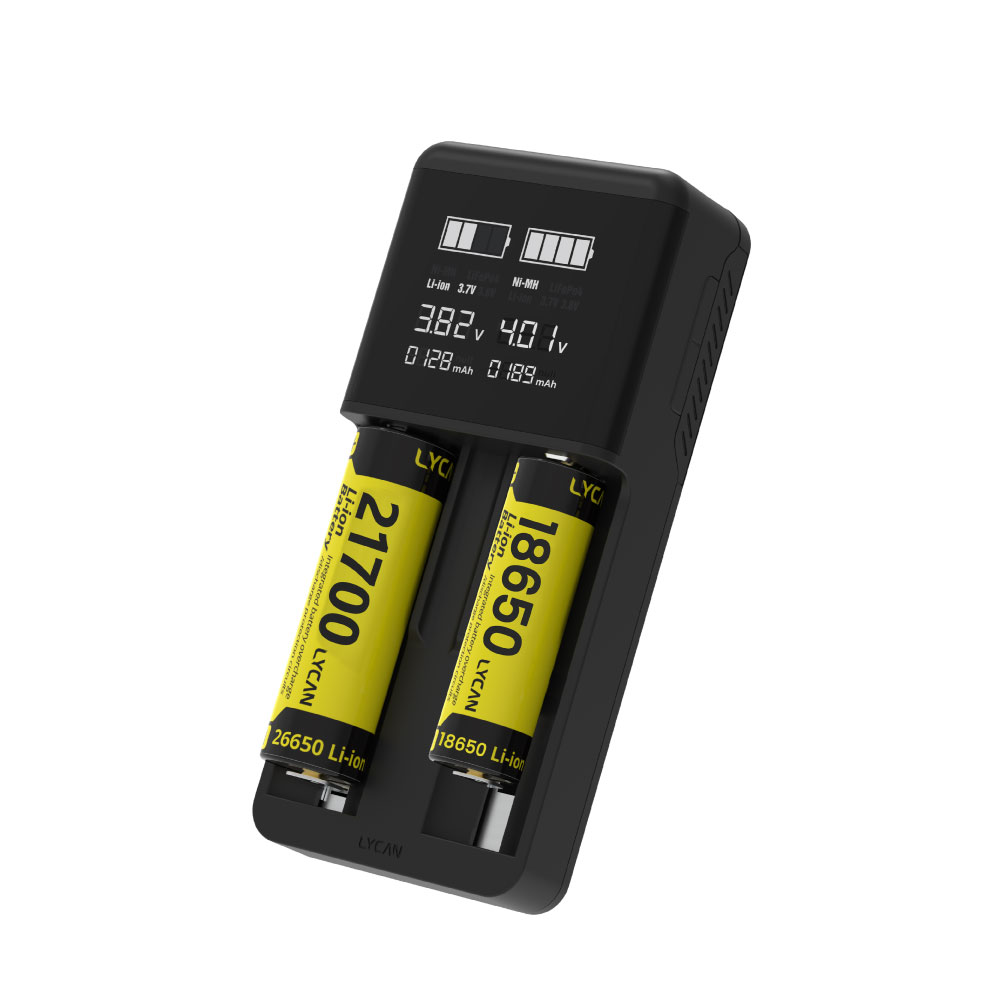 라이칸 2구 리튬이온 올인원 C타입 고속 배터리 충전기 L2 플러스, 1개 27,800원