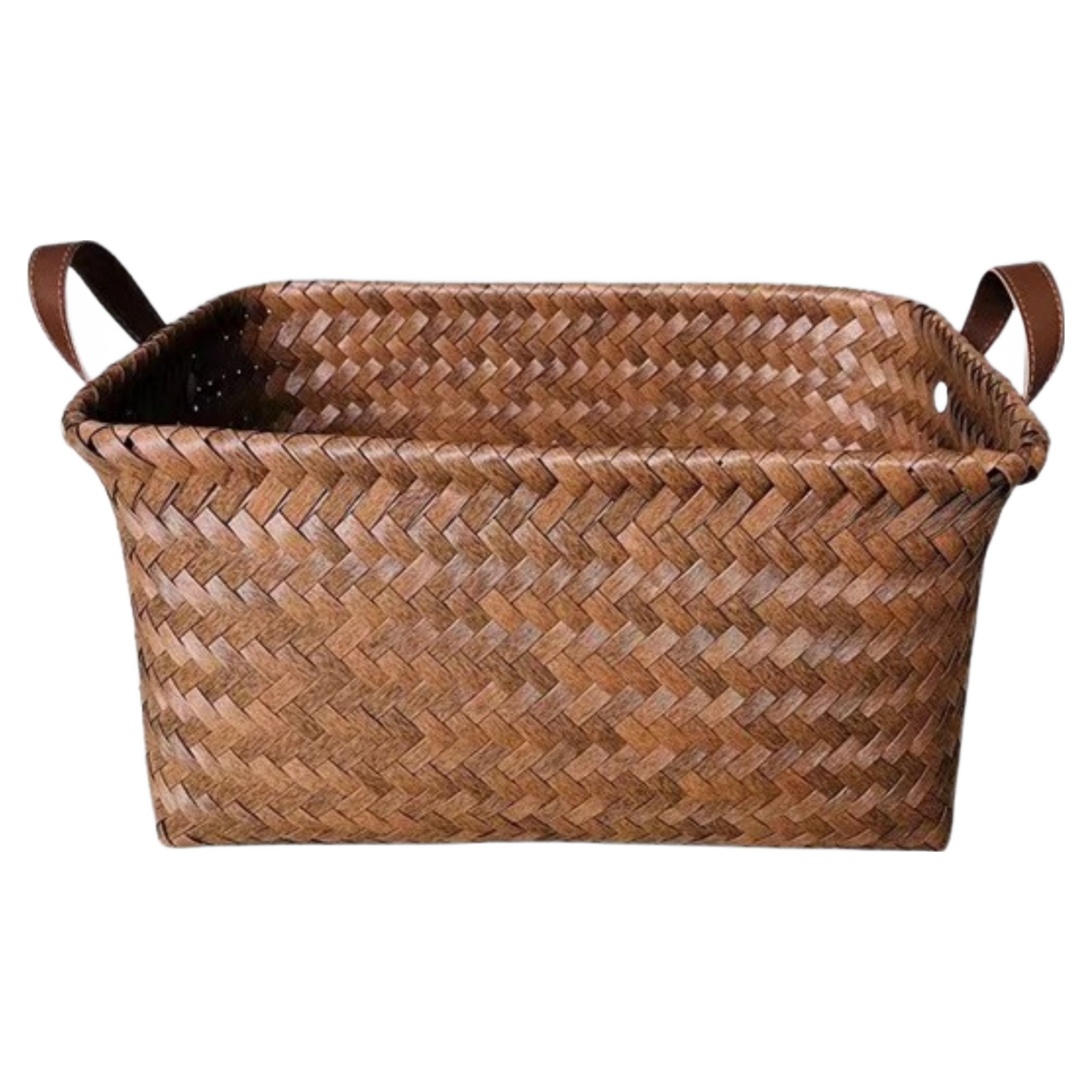 헤이조이 감성 라탄 팬트리 스퀘어 바스켓, 혼합색상, 1개 11,020원