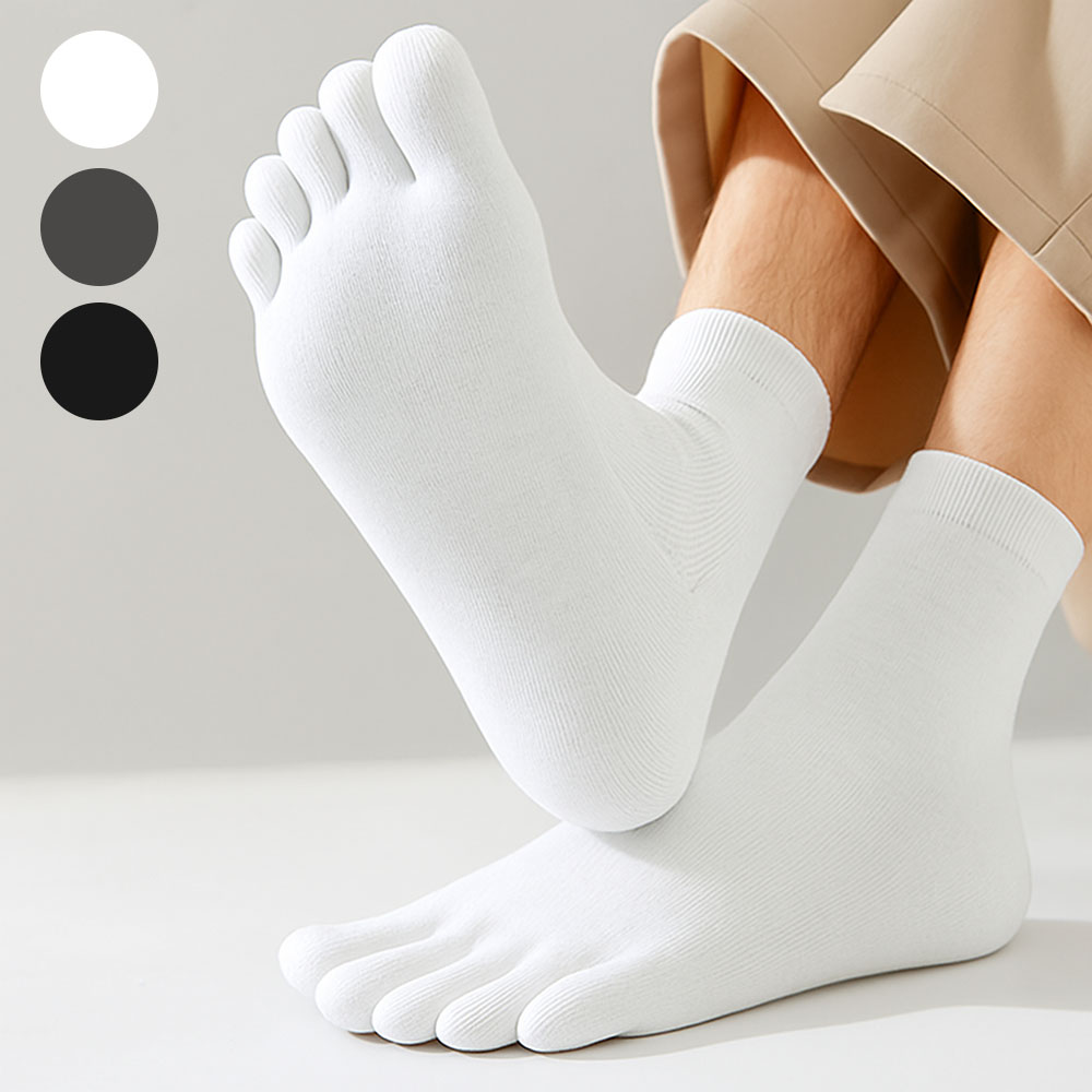 필수플러스 남성 발가락양말 중목 통풍 5켤레 9,900원