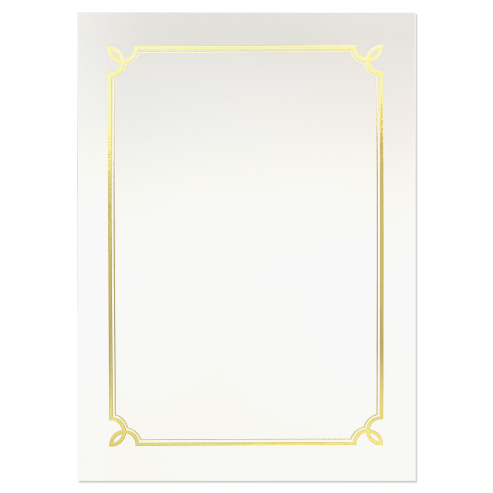 금박상장 백상지 돼지꼬리 A4, 순백색, 100개 10,200원