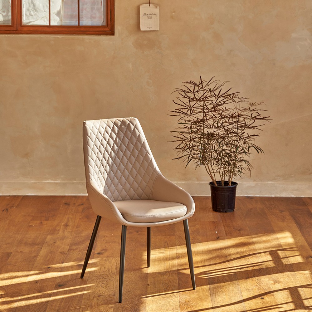 가구앤하우스 다이야 DIY 인테리어 디자인 카페 식탁 체어(4colors), 베이지, 1개 55,900원