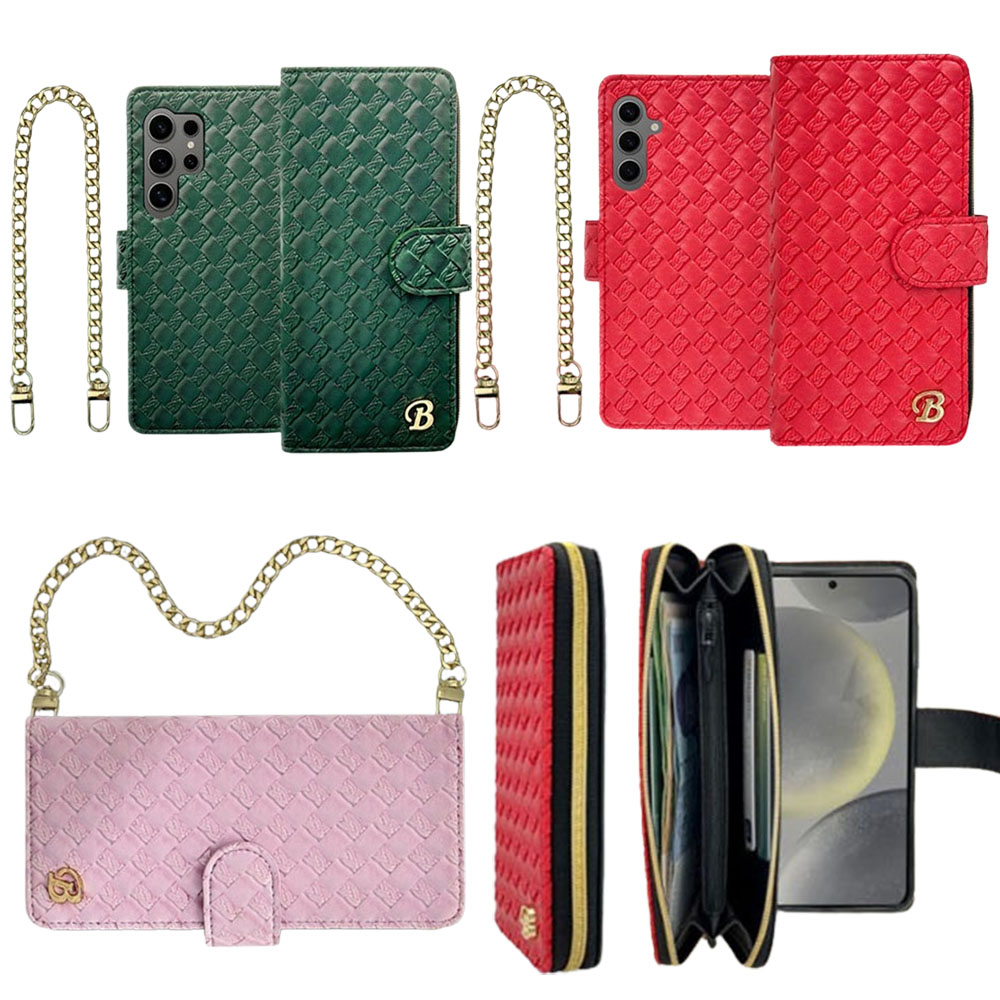 갤럭시S23 SM-S911N   뉴패턴 가죽 뉴손목 체인스트랩 국산 지퍼 자석 잠금 카드 지폐 수납 포켓 핸드폰 다이어리 지갑 케이스 19,900원