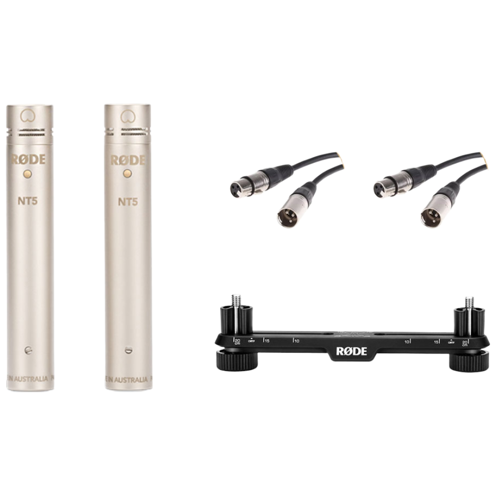 RODE NT5 Matched Pair 펜슬형 마이크(1쌍) 로데 스테레오바 케이블 2개 녹음용 패키지 647,000원
