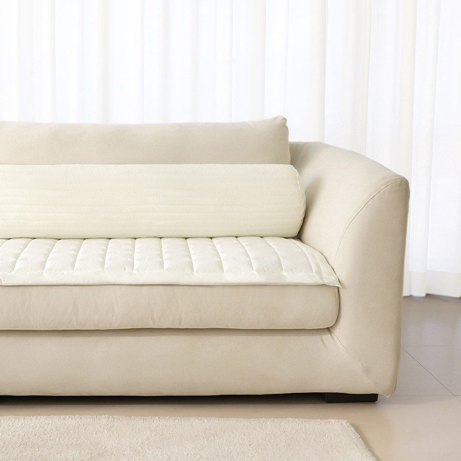 리인 REEN 국산 사계절 누빔 고밀도 쇼파패드 미끄럼방지 논슬립 통기성 냉감 소파패드, 크림 (CREAM), 1개 34,800원