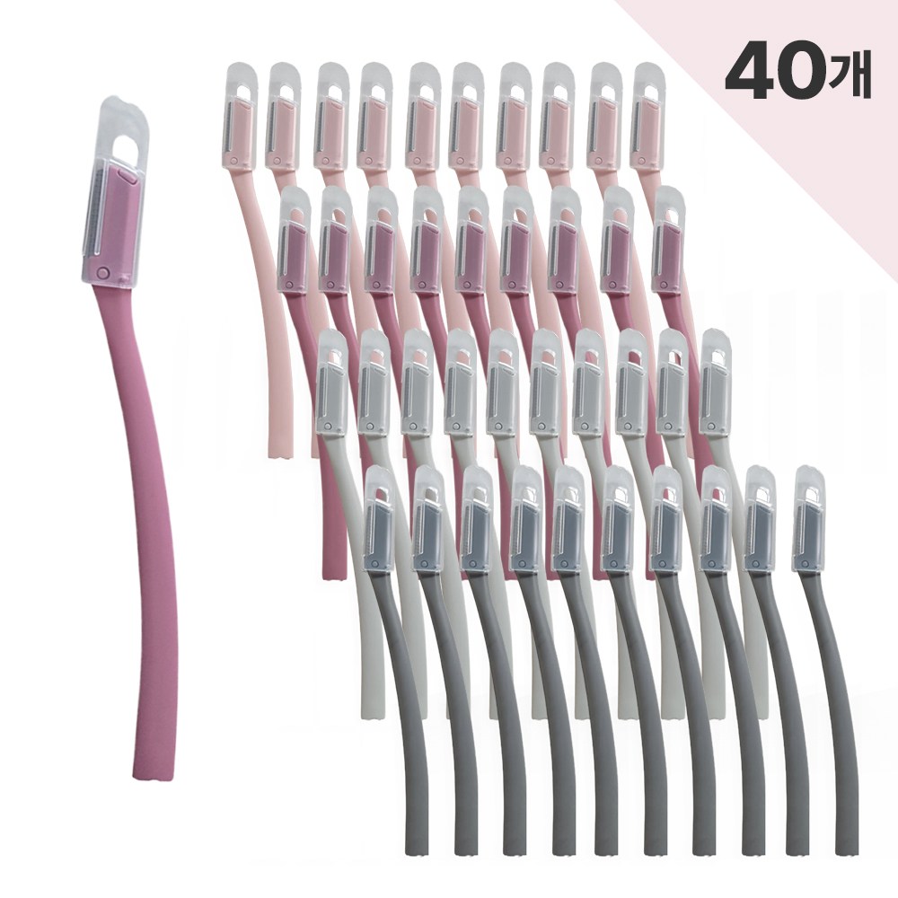 신도프라임 일본칼날 안전캡 눈썹칼, 혼합색상, 40개 16,800원