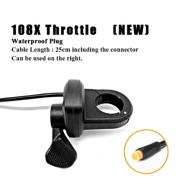 Okfeet Wuxing Ebike 변환용 하프 핸들 트위스트 스로틀 왼쪽 FT76X 오른쪽 20X 전기 자전거 36V 48V 60V 72V 29,020원