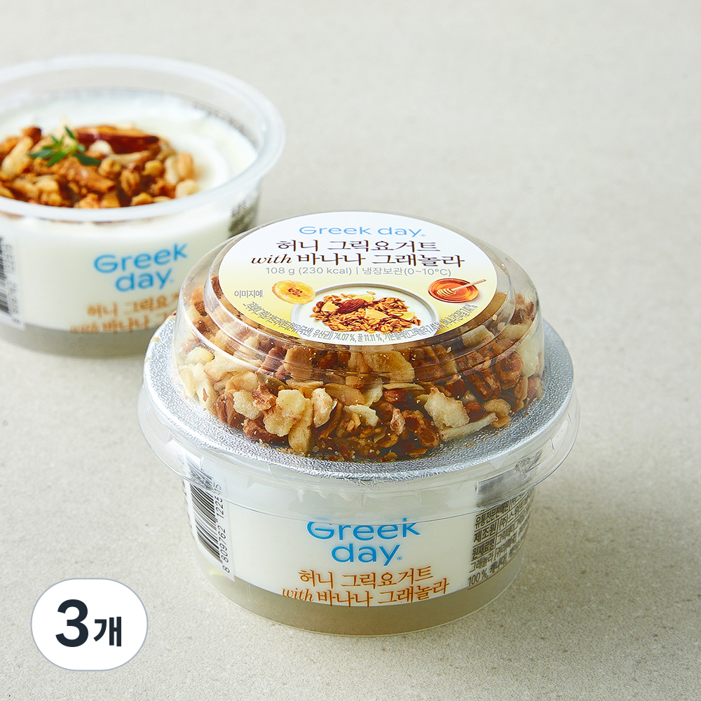 [로켓프레시] 그릭데이 허니 그릭요거트 with 바나나 그래놀라 12,260원