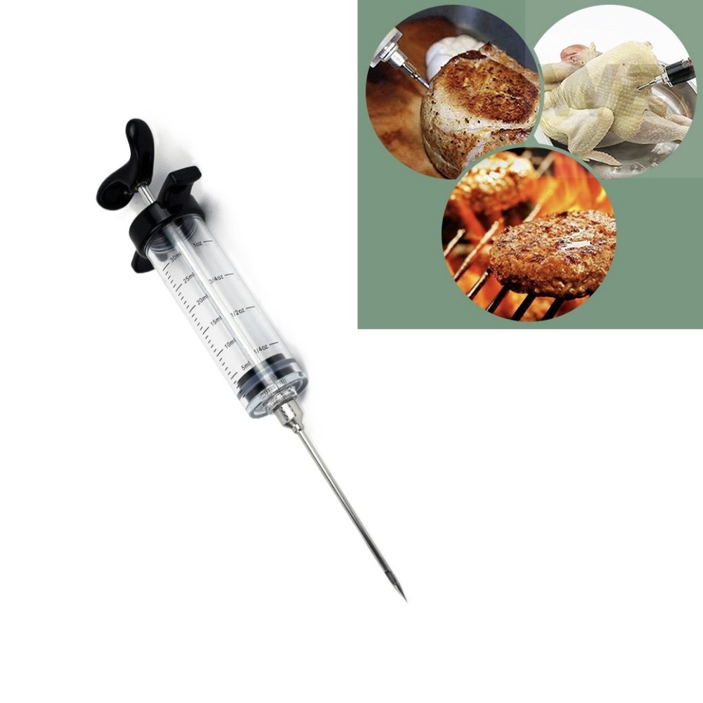 두론샵 마리네이드 양념 주사기 인젝터 블랙 스텐 조리기구 바늘주입기 3,680원
