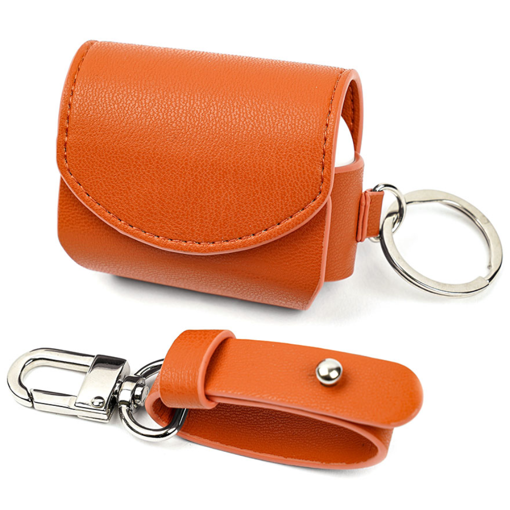 라이트피플 가죽 에어팟 케이스, 오렌지 캔디, 에어팟 3세대 케이스 15,900원