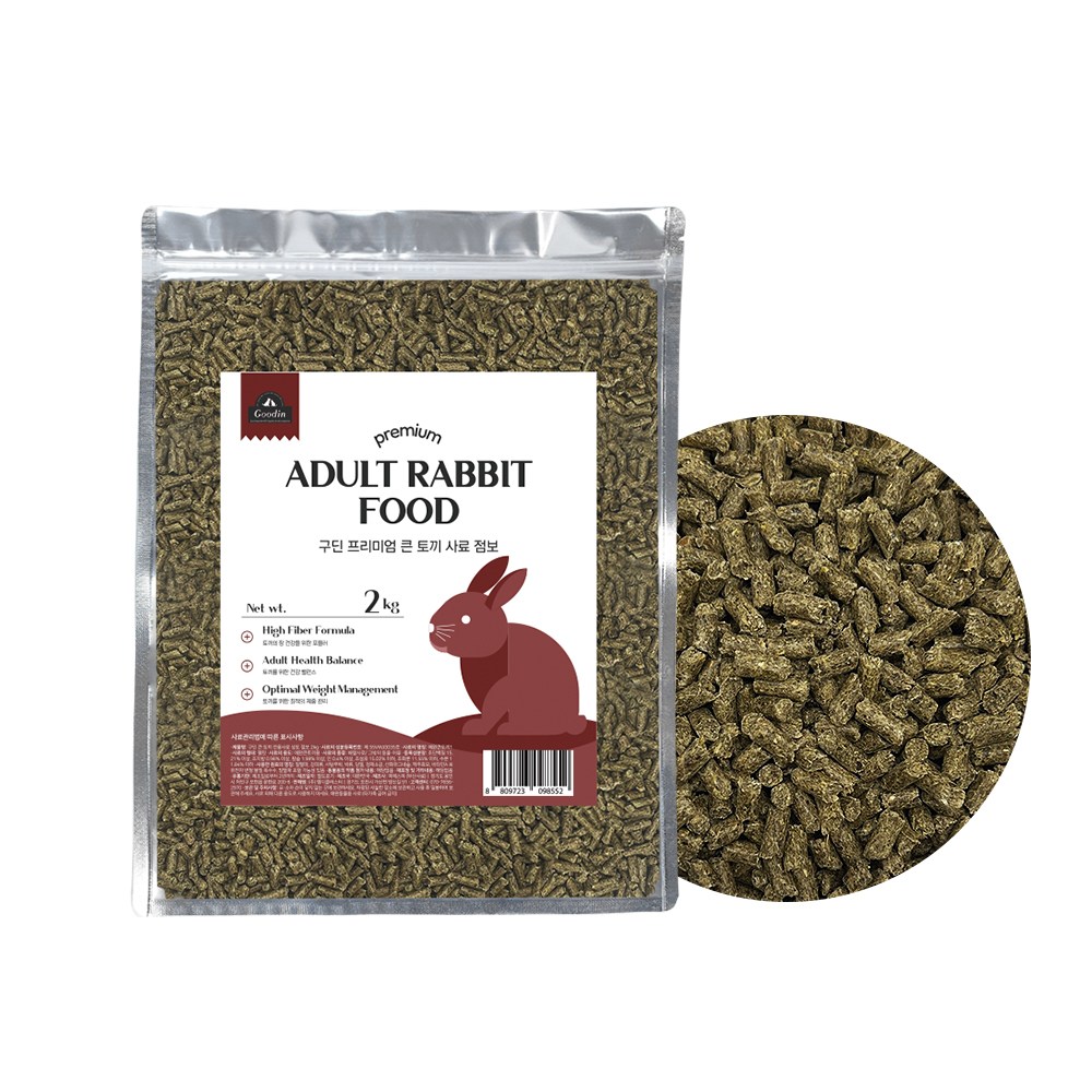 구딘 어린토끼 전용사료 자토 점보 2Kg 11,000원