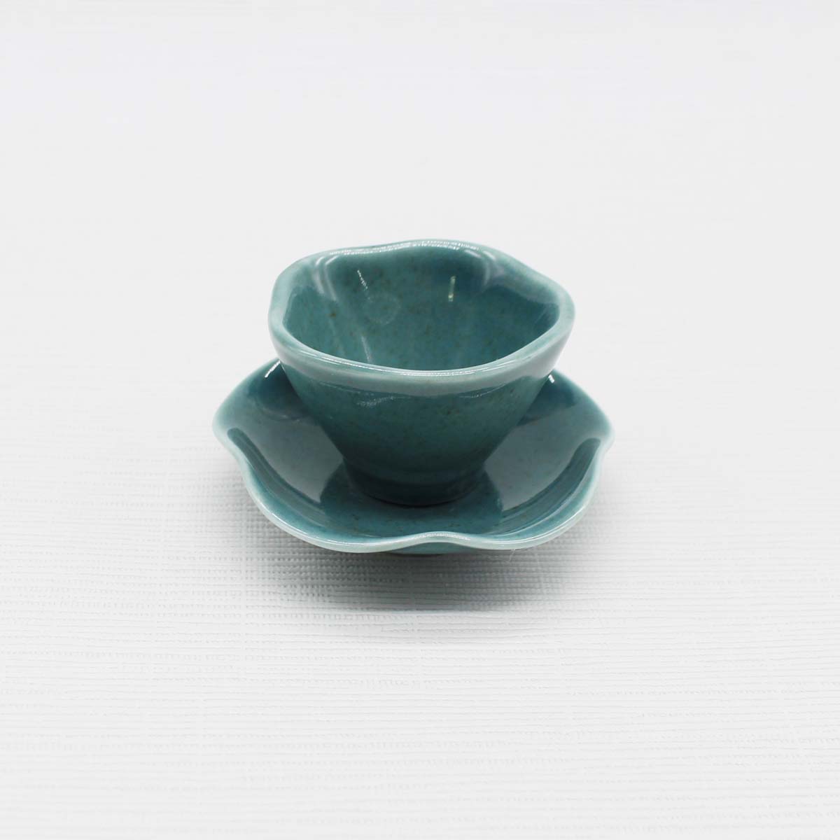 달소금 국산 핸드메이드 도자기 꽃잎 찻잔 세트 24,180원