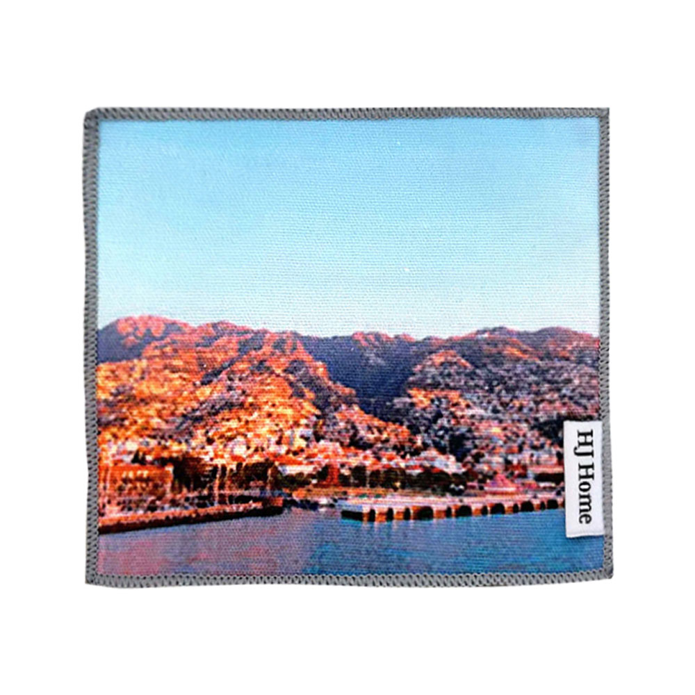 에이치제이홈 하와이 남유럽 감성 패브릭 티코스터 9종 컵받침 3,900원