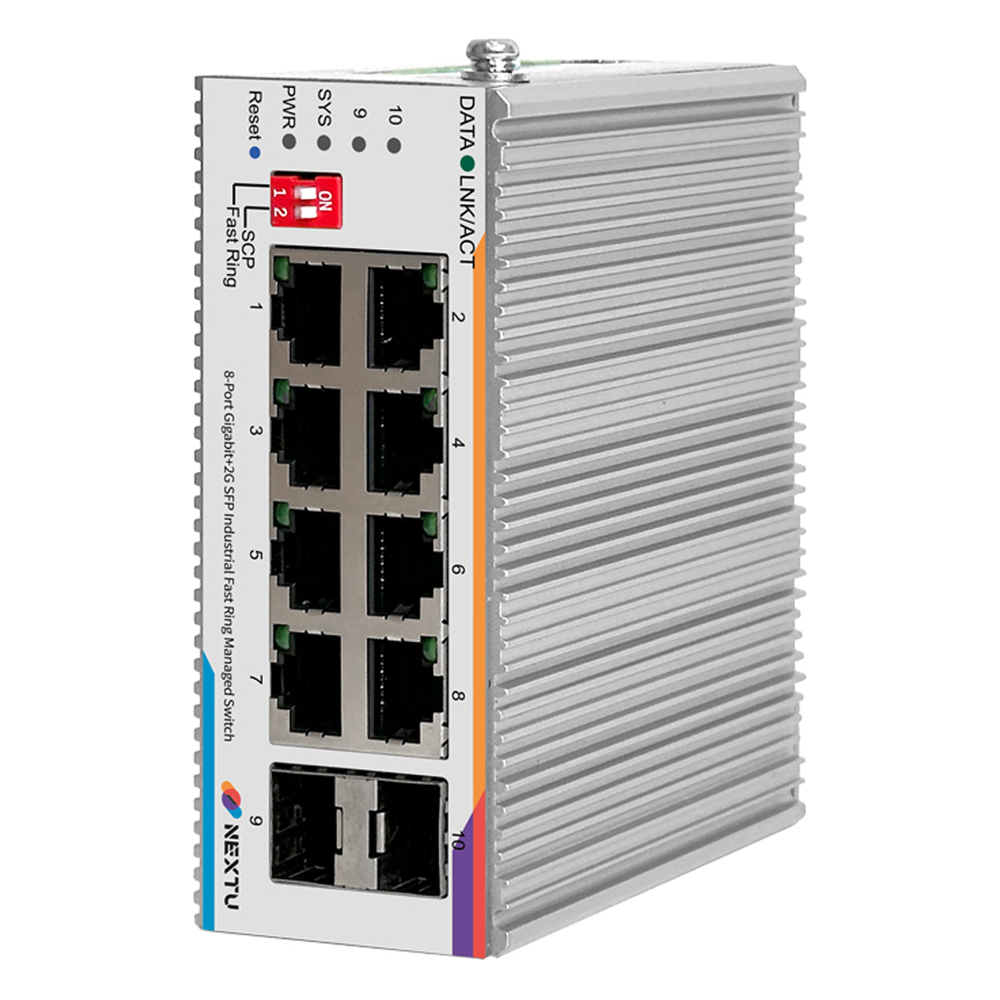 넥스트유 스카목 8포트 TP 2SFP 산업용 기가비트 매니지드 스위칭허브 178,500원