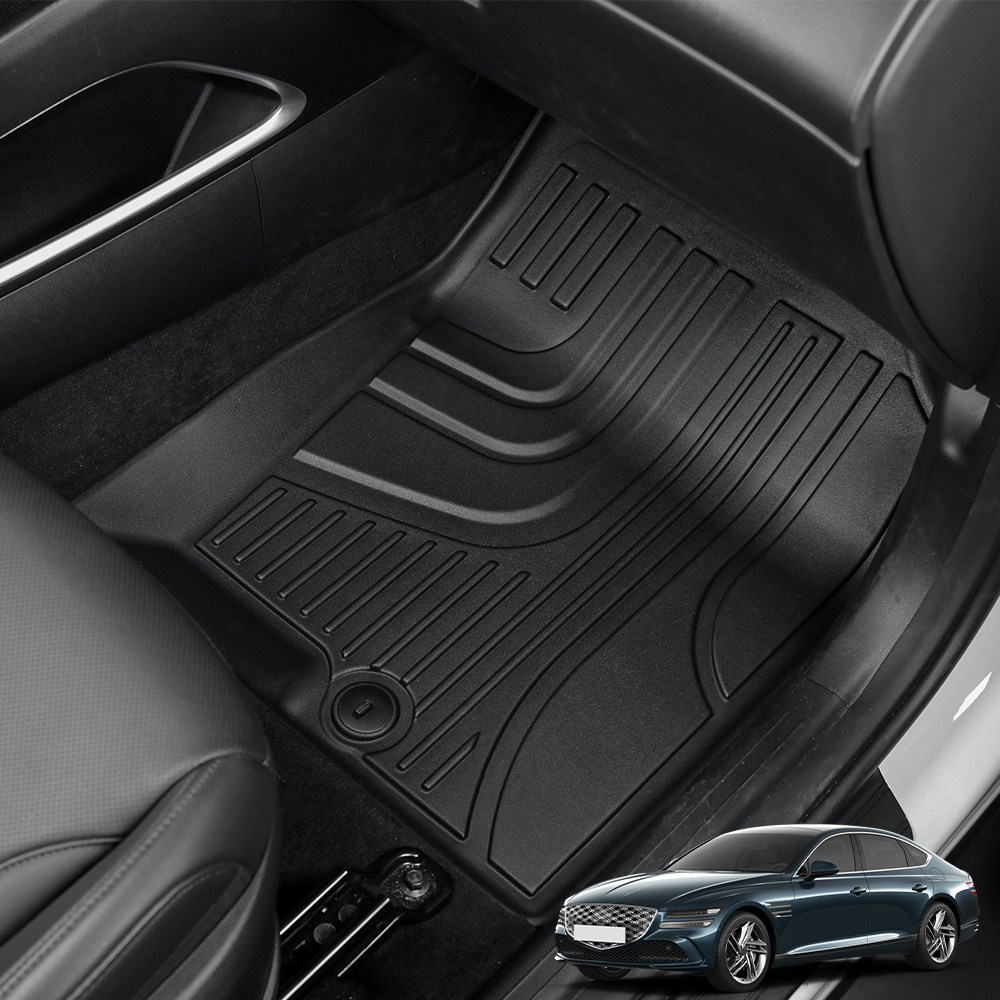 유투카 호환 G80 페이스리프트 TPE 카매트 자동차 3D 맞춤형 바닥매트 방수기능 108,000원