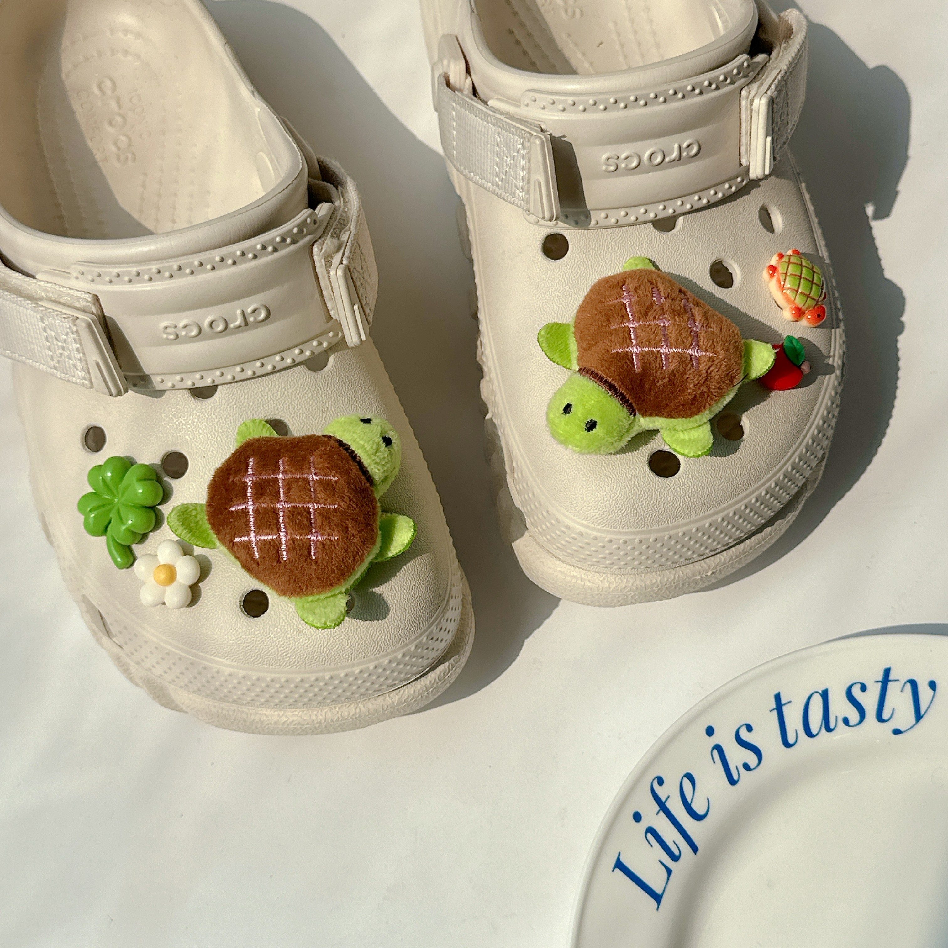 밍블밍블 멜론빵 거북이 폼폼이 뽀글이 신발 꾸미기 파츠 세트 8,900원