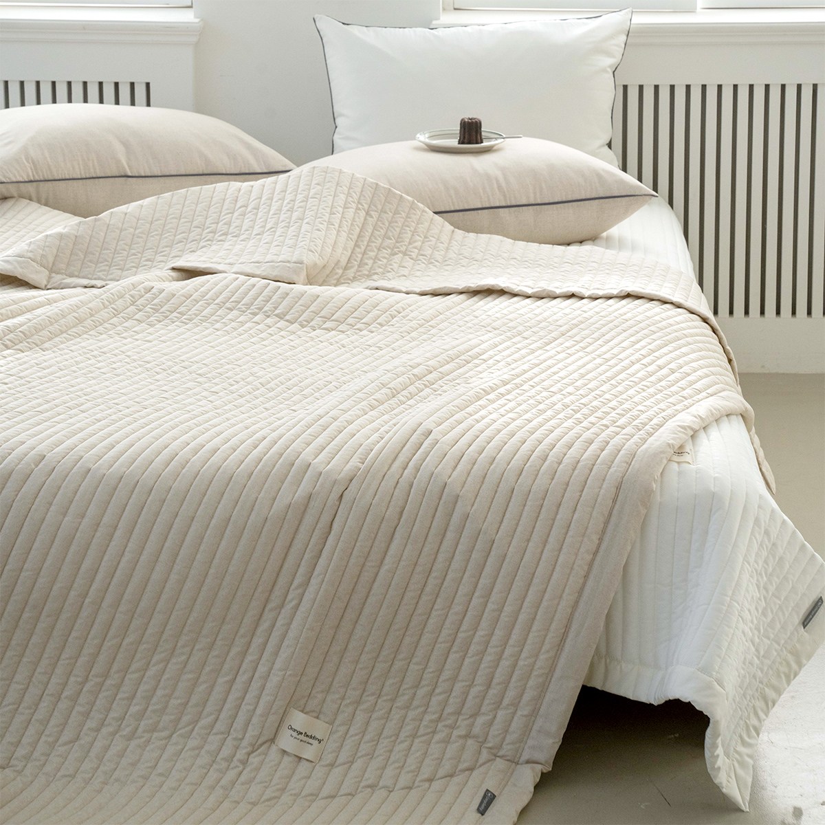 호텔체크인 프리미엄 100수 순면 사계절 얇은 스프레드 이불 S/Q 79,900원