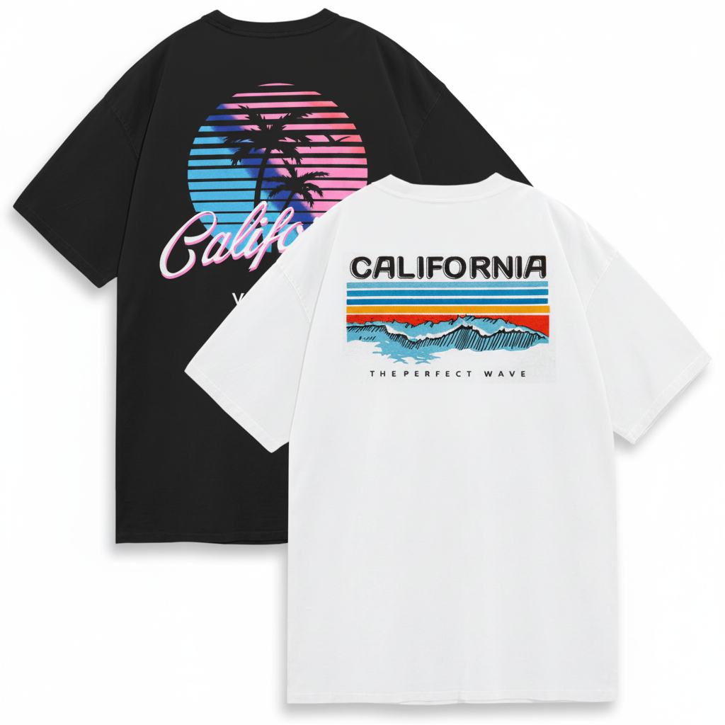 엠제이스타 1+1 세트 5부 오버핏 베케이션 워터웨이브 반팔티 남성 남자 반팔 티셔츠 남녀공용 남성용 여름 면티 레터링 백프린트 나염 33,900원