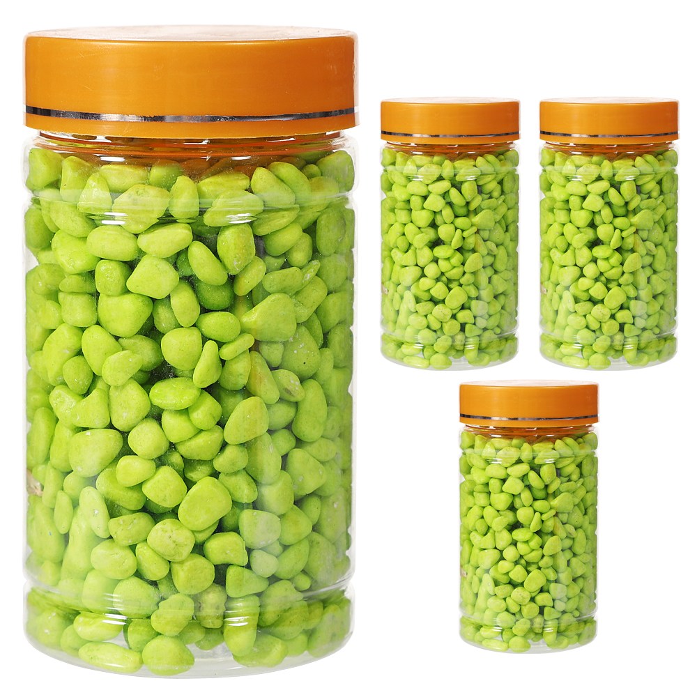 연두 500g 4개 컬러 스톤 색돌 칼라 자갈 스톤 어항 화분 11,700원