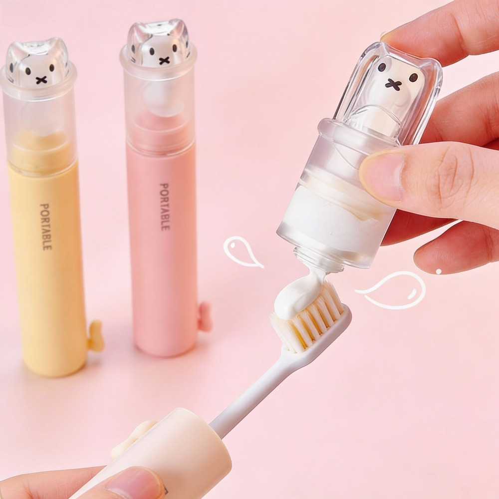 휴대용 칫솔 케이스형 여행용 칫솔, 1세트, 베이지분홍 10,800원