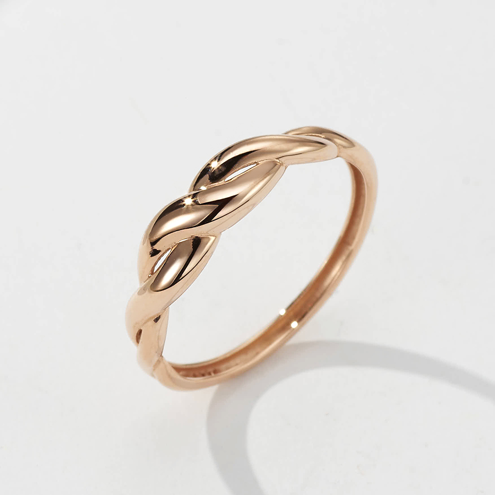 제이로사 14k 라엘 라인 꽈베기 볼드 반지 여성 데일리 볼륨 꼬임 반지 S 288,000원