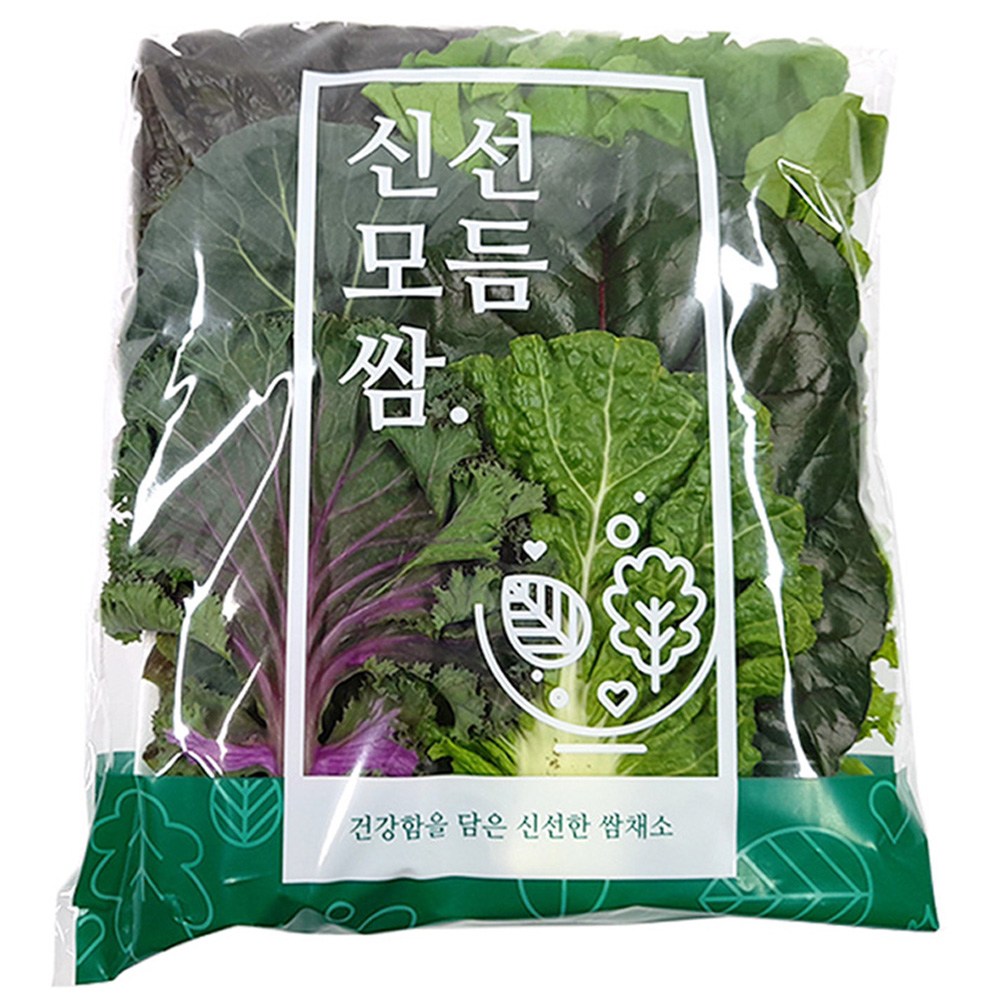 야채왕 모듬쌈 250g (랜덤), 1개 4,000원