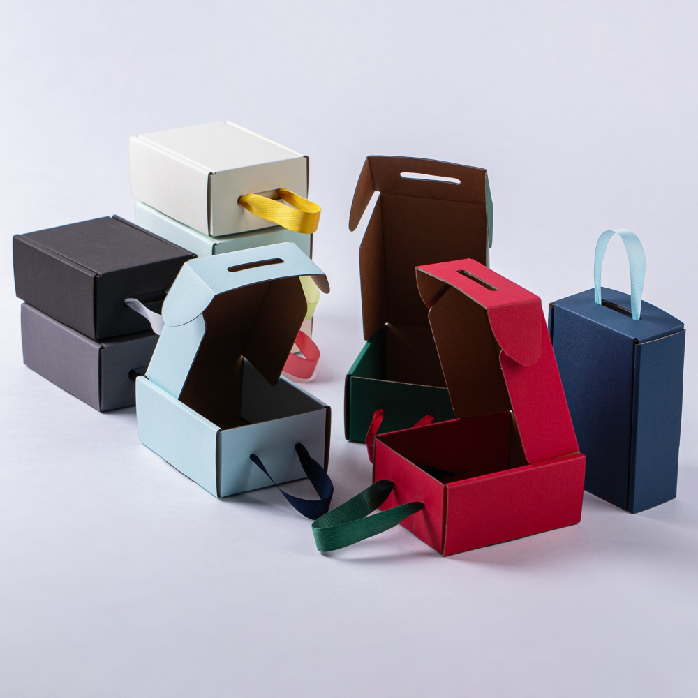 G형 컬러박스 끈손잡이 선물포장상자 답례품포장 100x130x60 37,700원