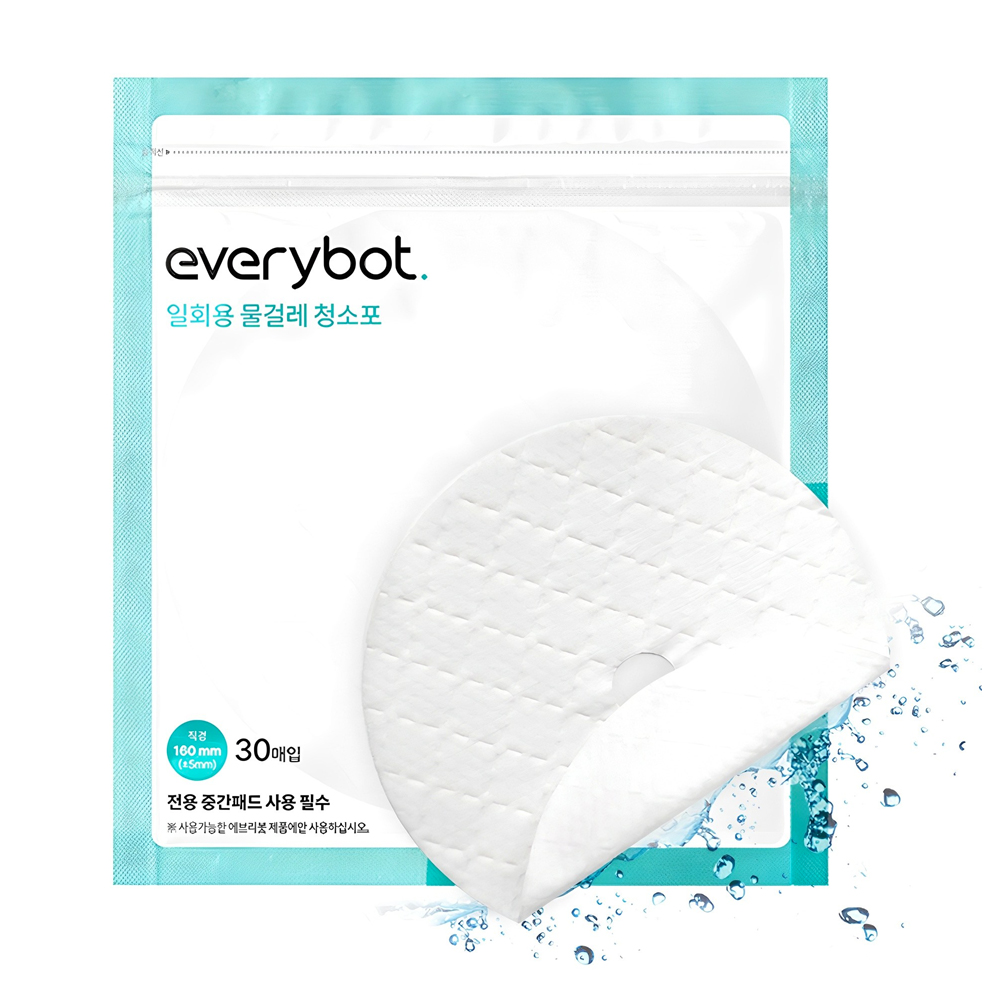 에브리봇 일회용 물걸레 청소포 30p, 단일상품, 1개 6,000원