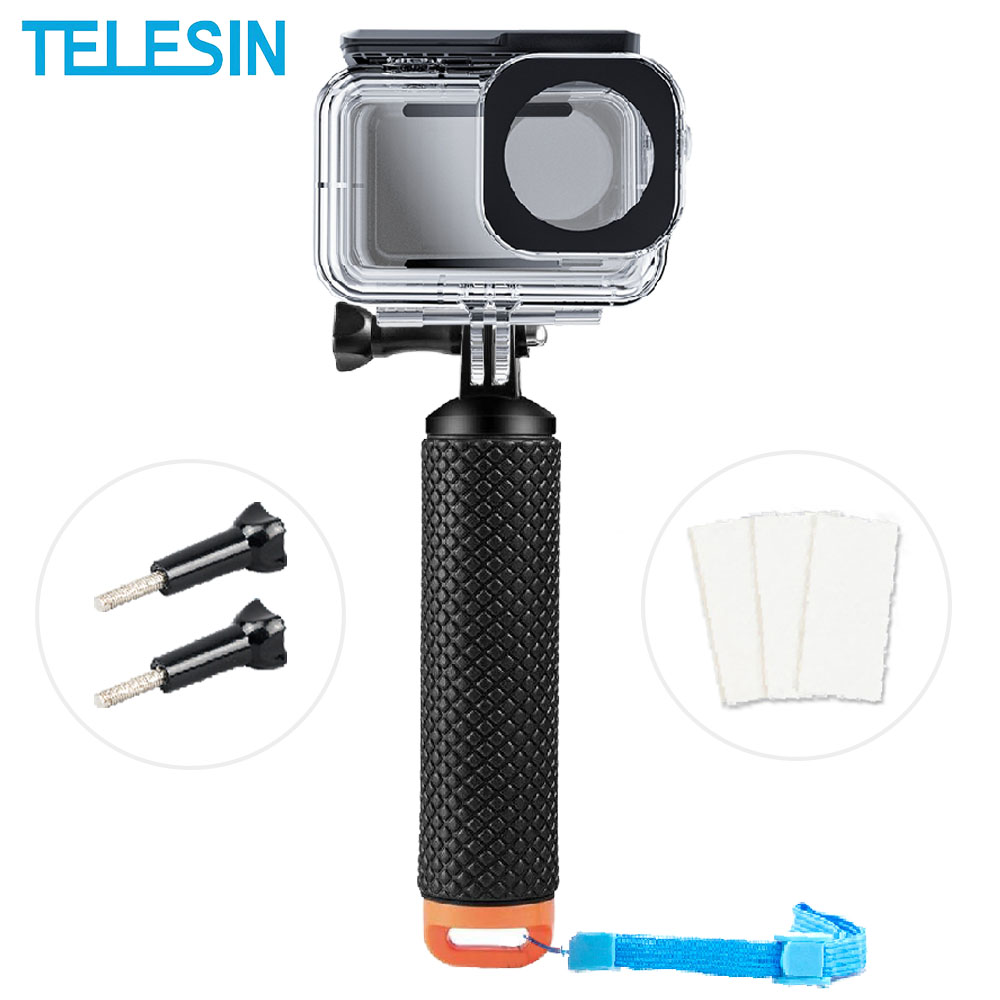 텔레신 오즈모액션 5 4 3 프로 방수하우징 케이스 + 플로팅 핸드 그립 부력봉 + 김서림방지킷 19,900원