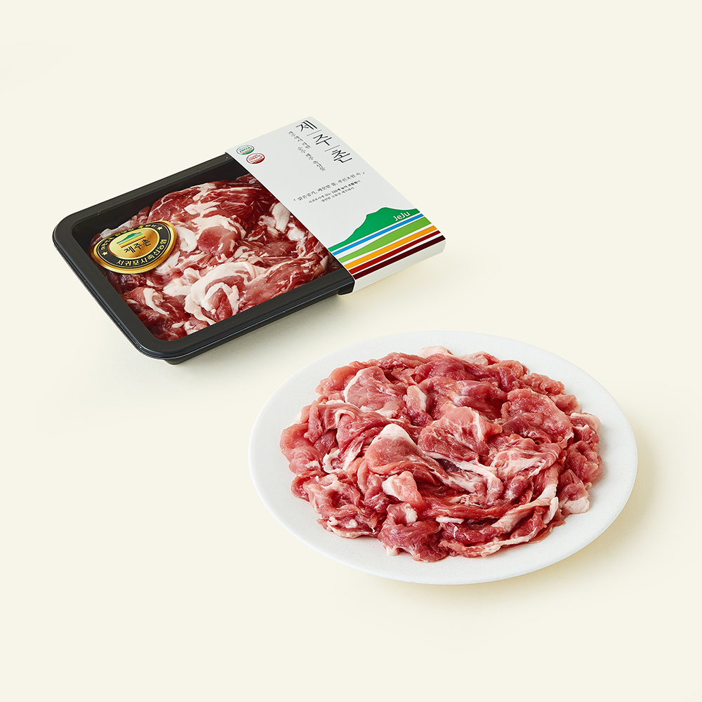 [로켓프레시] 파머스팩 제주촌 서귀포시축협 흑돼지 미박 앞다리 불고기용 (냉장) 15,800원