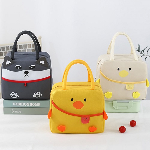 귀여운 고양이 캐릭터 도시락 보은 보냉 캠핑 여행 아이들 가방 ur 26, ur_27 고양이 블랙, 1개 3,500원