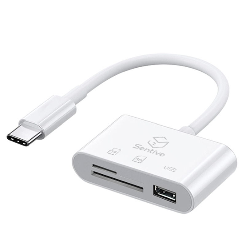 센티브 C타입 SD카드 리더기 OTG 케이블 멀티리더기 변환젠더 허브 아이폰15 호환, 1개 13,900원