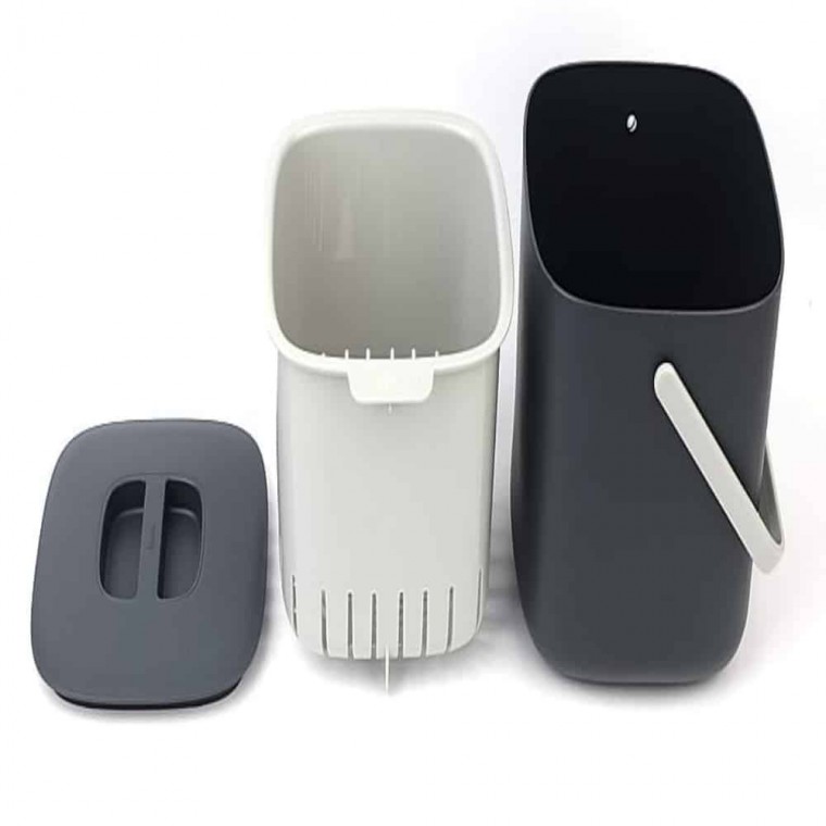 물기제거음식물쓰레기통 분리구조음식물쓰레기통 손잡이음식물쓰레기통 주방음식물통 음식물 쓰레기통, 1개, 상세페이지 참조 15,190원