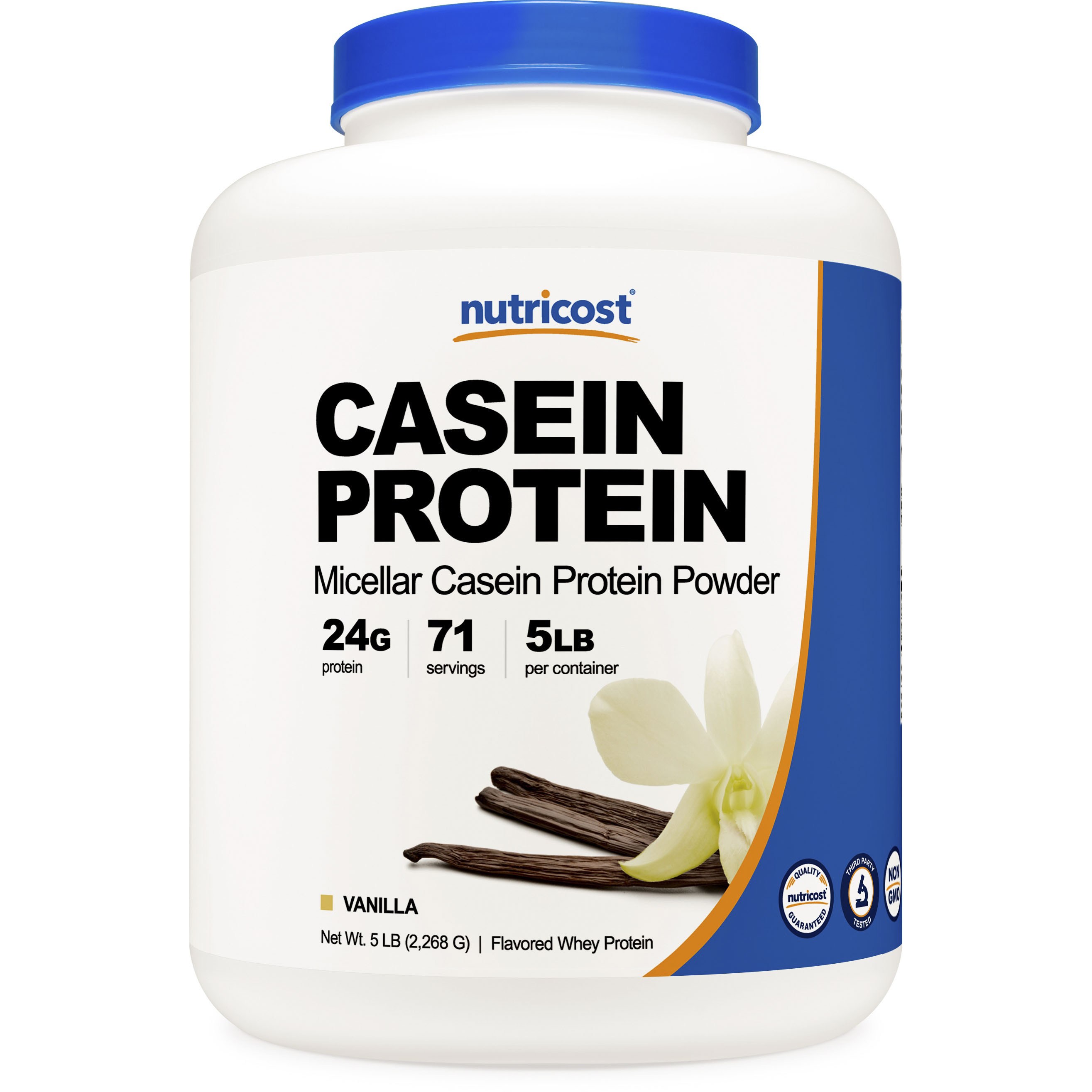 뉴트리코스트 카제인 프로틴 바닐라 맛, 2268g, 1개, 2.268kg 109,900원