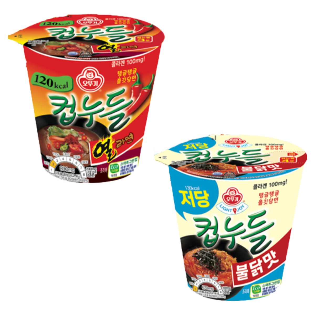 LIGHT&JOY 저당컵누들 불닭맛 컵 + 컵누들 열라면 컵 15,890원