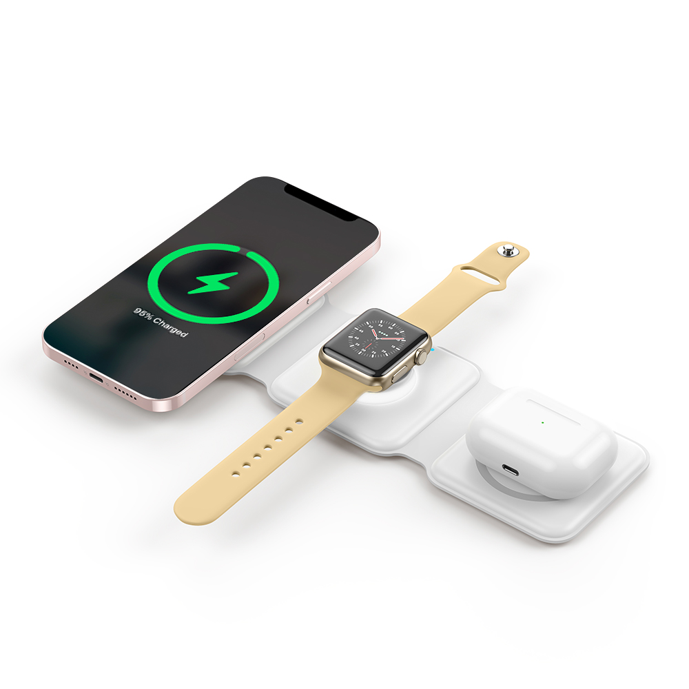 만렙 3in1 맥세이프 무선충전기 휴대용 거치대 29,200원