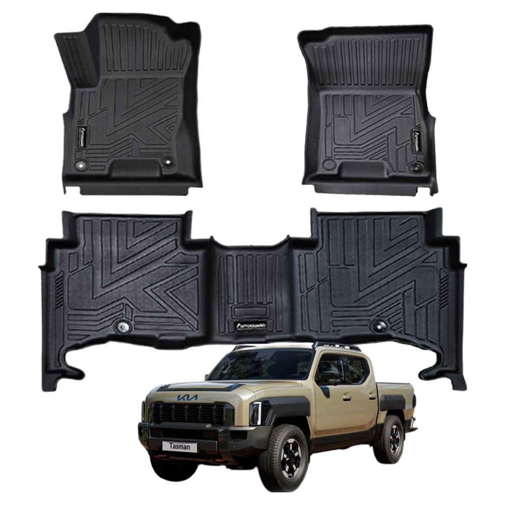 오토가드 TPE 3D 고무 카매트 1 + 2열 풀세트, 블랙, 타스만 2025년~ 97,000원