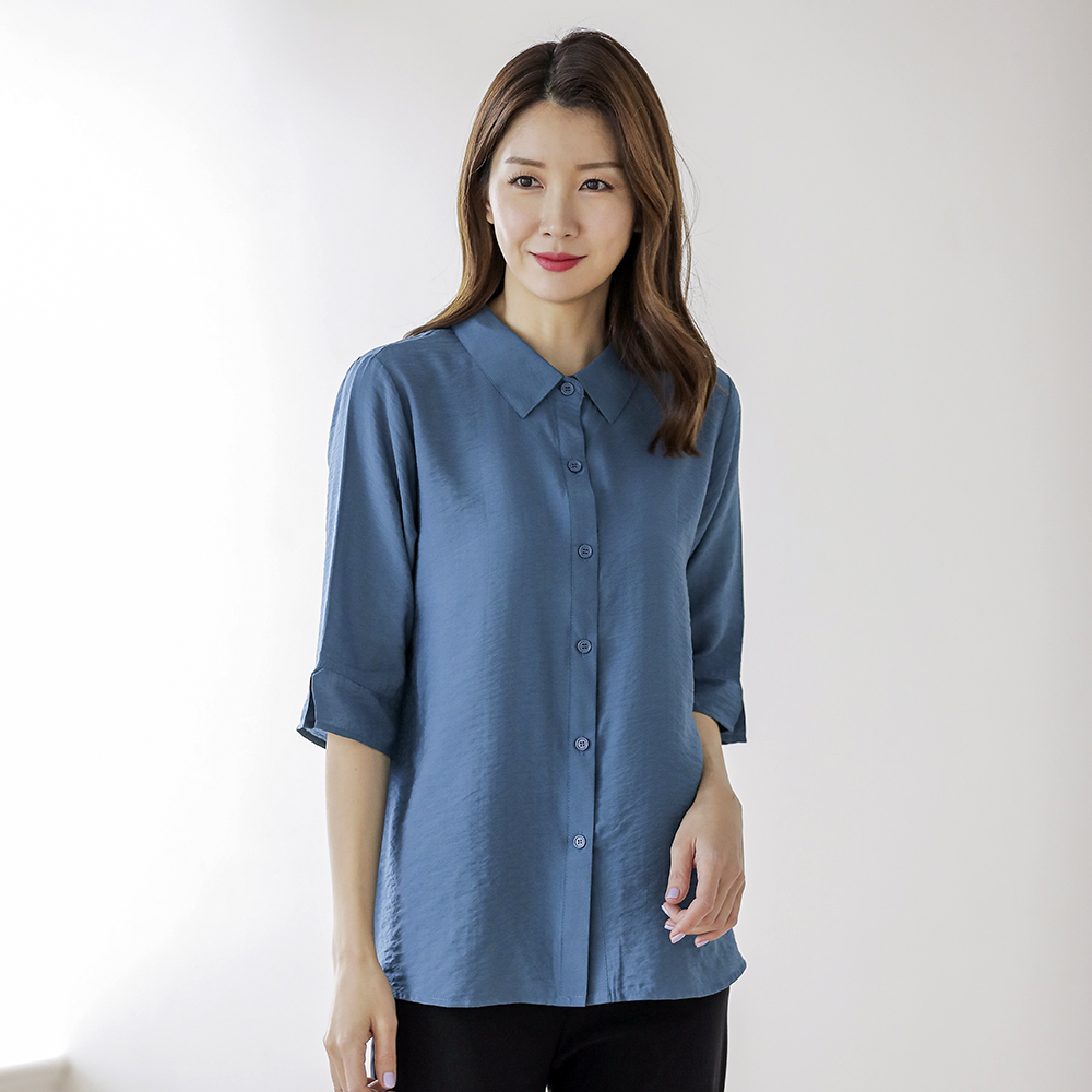 여성용 데일리 인견 오픈 정장 단색 셔츠 29,900원