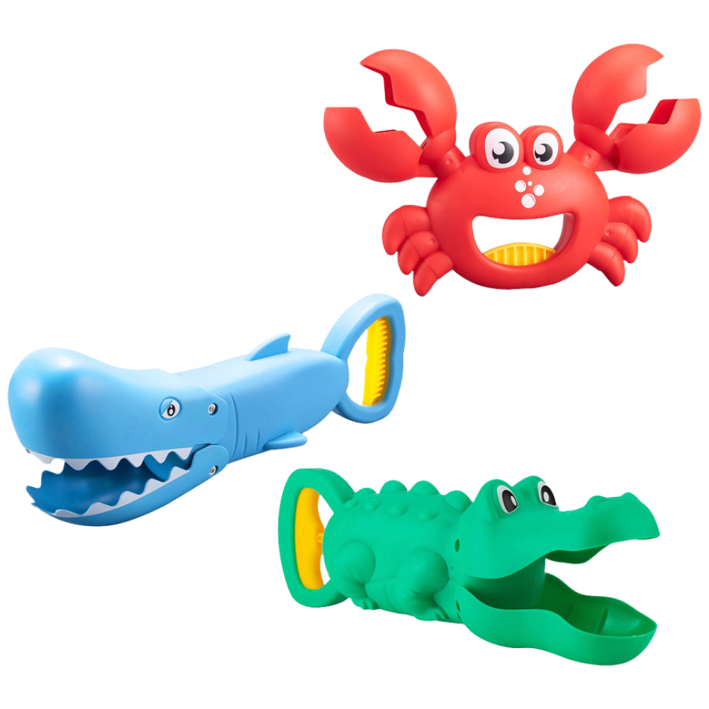 키즈브릭스 목욕놀이 모래놀이 상어집게+꽃게집게+악어집게 3종 세트 18,800원