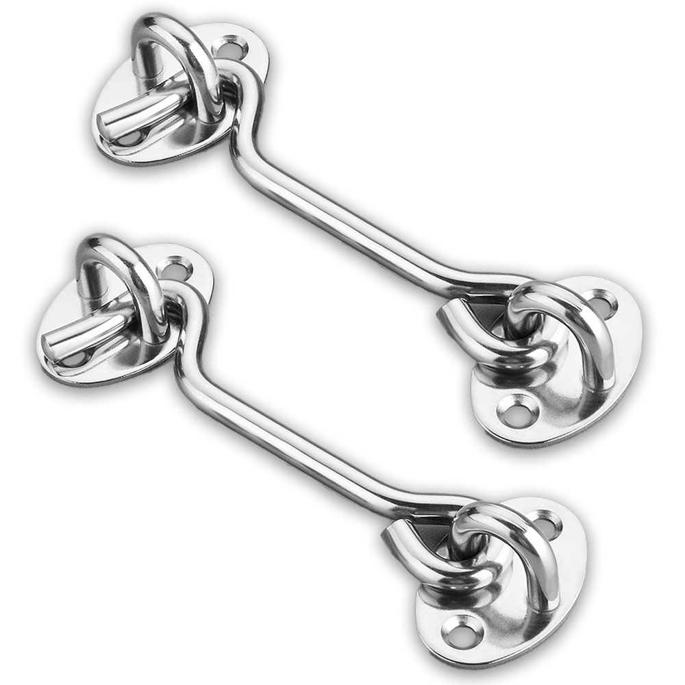 잔대리 화장실잠금장치 보조 고리 걸쇠, 실버, 2개 9,800원