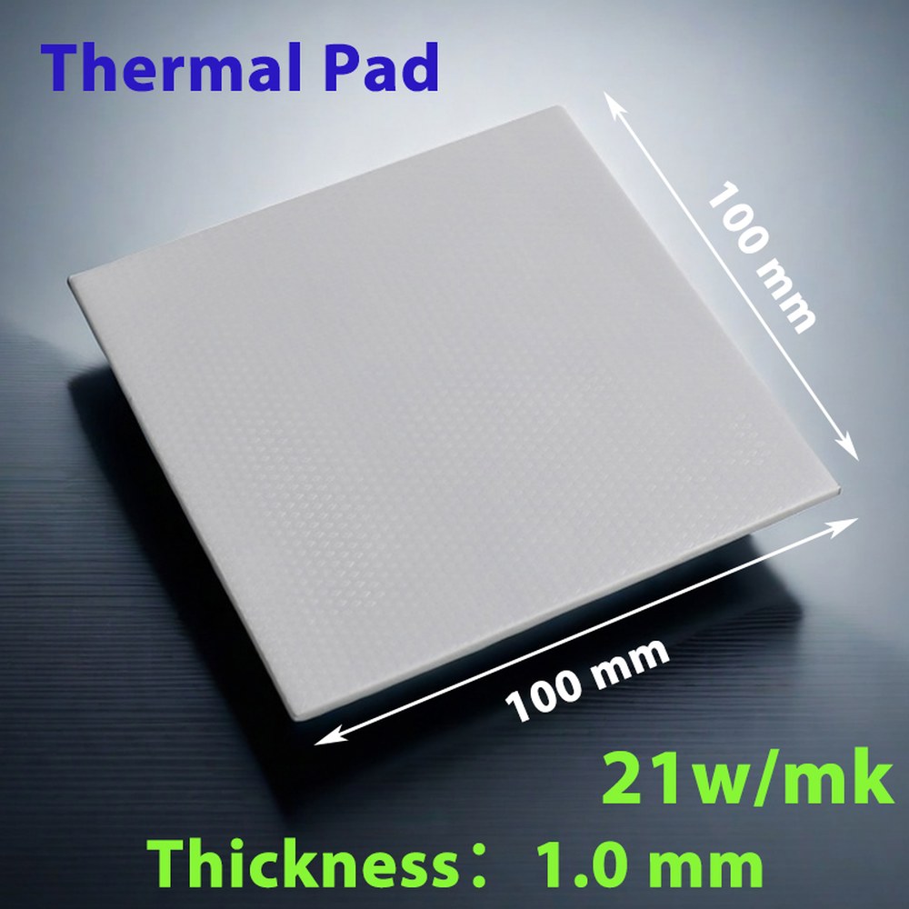 좋은 21W/MK 새로운 열 패드 키트 0.5mm 1.0mm 1.5mm G C 방열판 냉각 전도성 실리콘 패드 고성능 열 패드, 1.0mm, 1개 17,700원