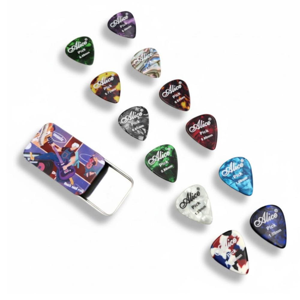 엘리스 피크 두께6종 12PC 기타 케이스 우쿨렐레 용품 8,800원