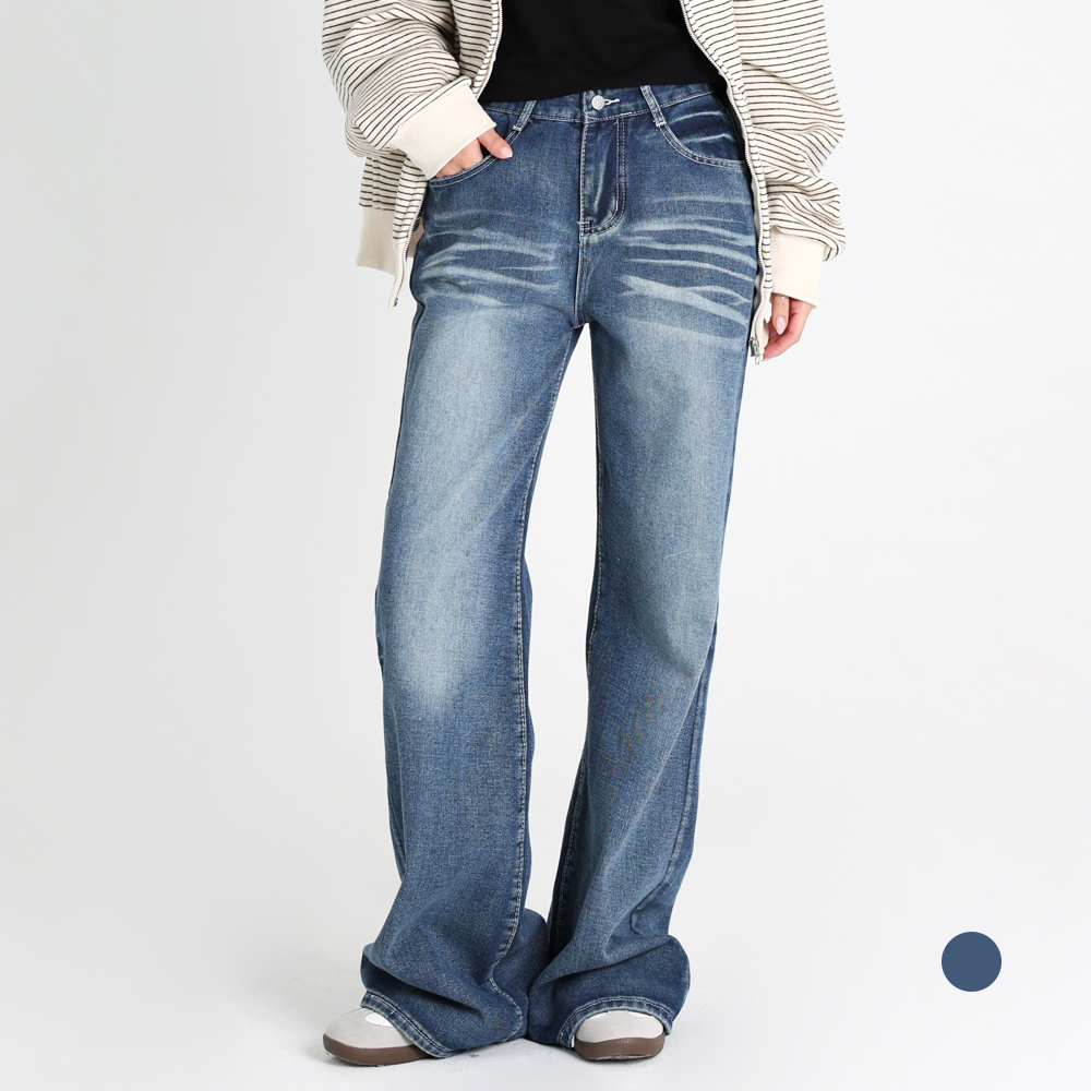 닷이프 여성용 패션 워싱 와이드 팬츠 P26SS1-A2590 25,900원