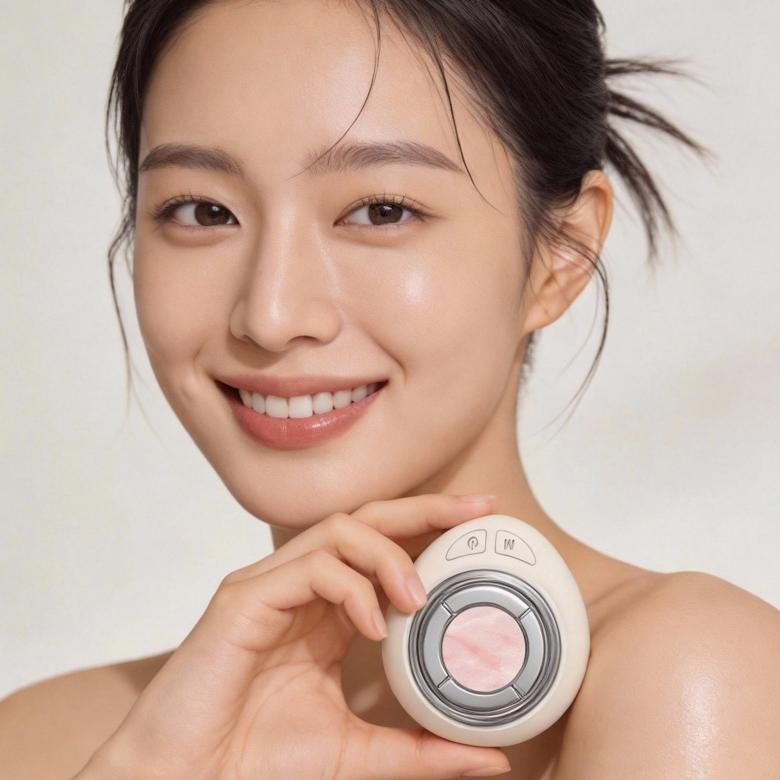 Jeernare 갈바닉 고주파 마사지기 피부관리 마사지기 홈케어기기 붓기제거, 베이지, MRY22020 42,800원