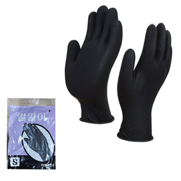 오라이브 동광상사 깔깔이 라텍스 미용장갑 블랙 31,800원