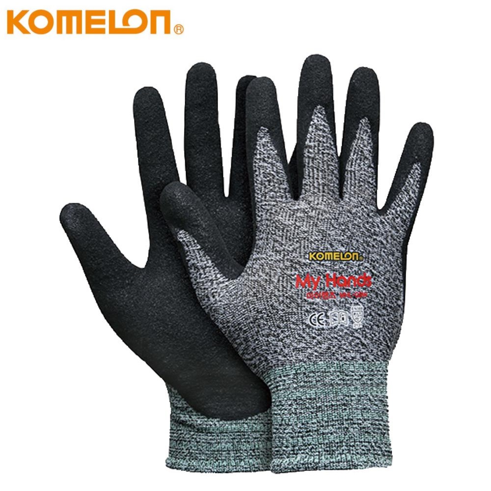 KOMELON 코메론 천연라텍스장갑 마이핸즈 MHL-GBW(멜란지블랙) MHL-GHG(멜란지그린) MHL-GHO(멜란지오렌지) M L 스파이크 20조 50,800원