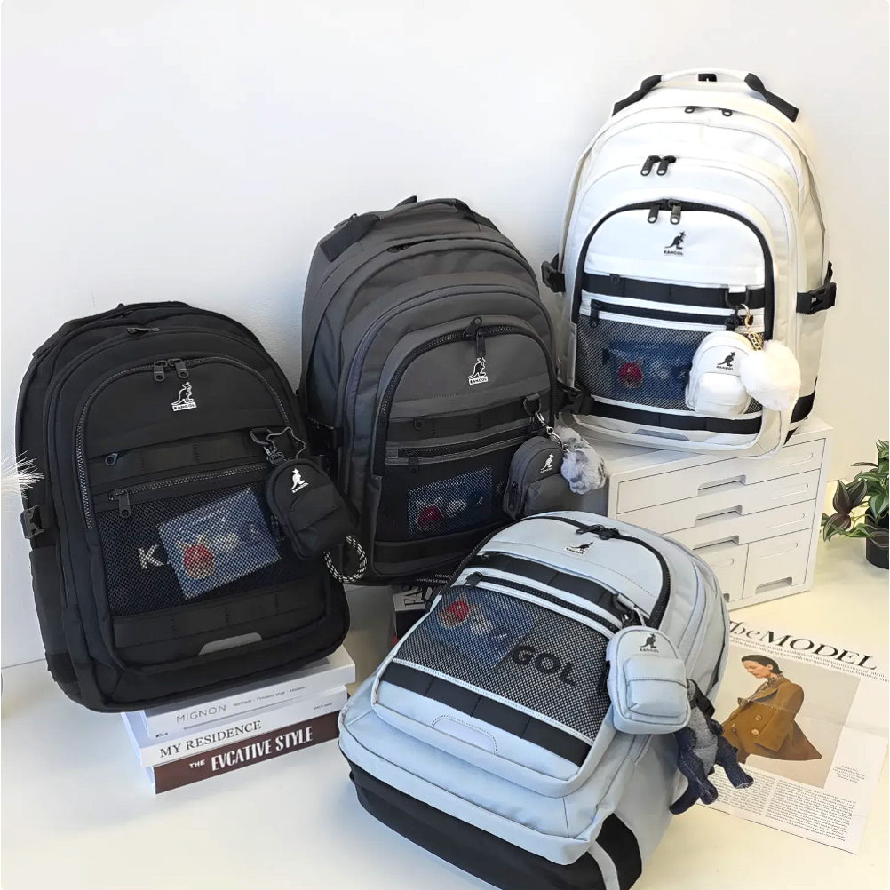 캉골 신학기 책가방 아이콘 퀀텀 프로 백팩 고등학생 1485 + 하트키링 164,090원