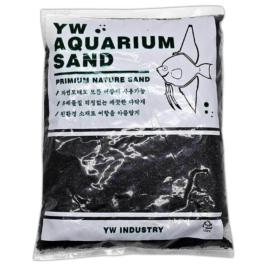 미미네아쿠아 고운물 블랙 크리스탈 샌드 [3mm] 1.5kg - (어항샌드) 6,220원