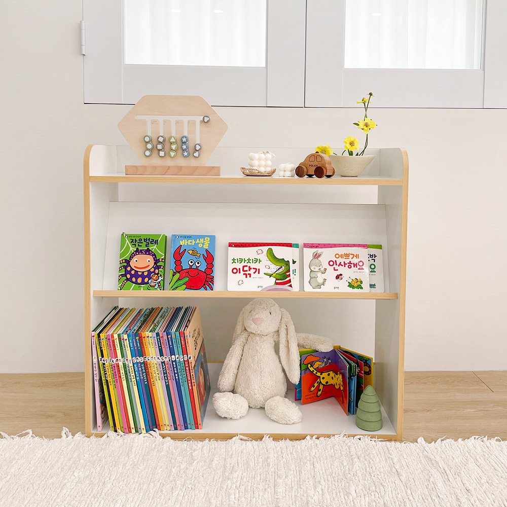 심플룸 아기 책장, 화이트, 3단 57,000원