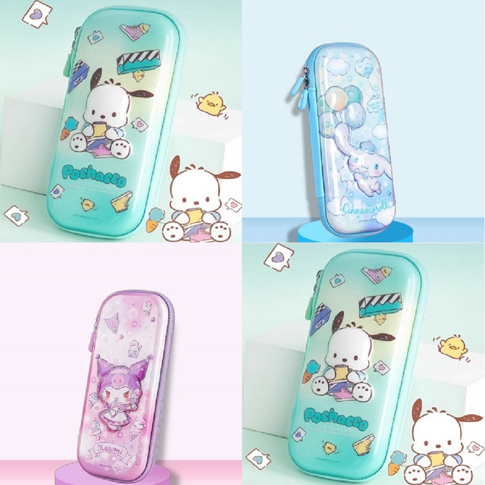 산리오 캐릭터 포차코 쿠로미 시나모롤 3D 입체 귀여운 학생 필통 25,000원